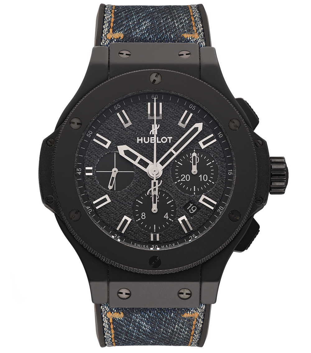 Швейцарские часы Hublot Big Bang Chronograph Jeans Black Ceramic. Limited Edition 301.CI.2770.NR.JEANS(16933) №3