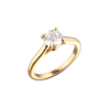 Кольцо Cartier Solitaire 1,06 ct G/VS1 Yellow Gold(25552) №1