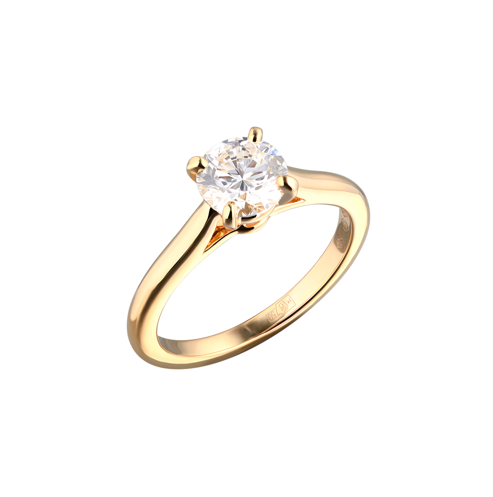 Кольцо Cartier Solitaire 1,06 ct G/VS1 Yellow Gold(25552) №4