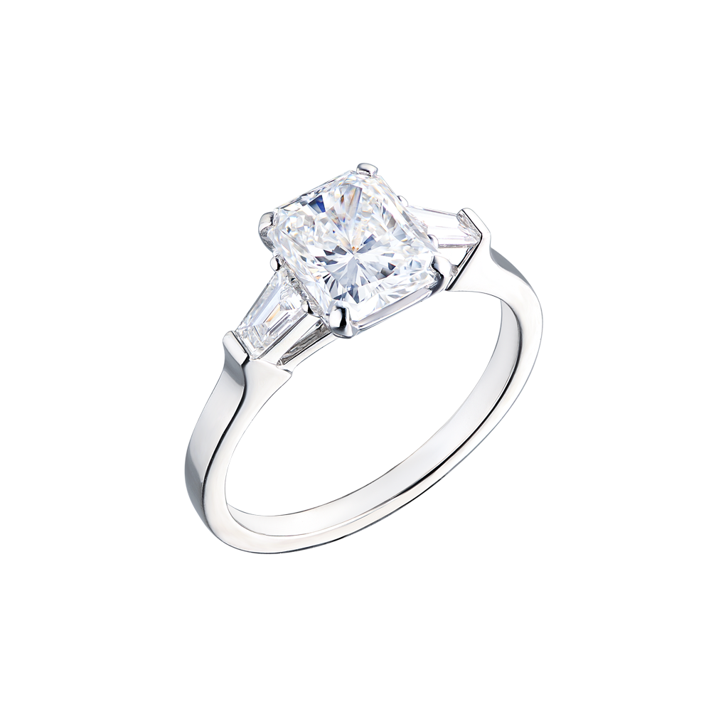 Кольцо Graff 2,02 ct G/VS1 Radiant-Cut Diamond Promise GR(25537) №3