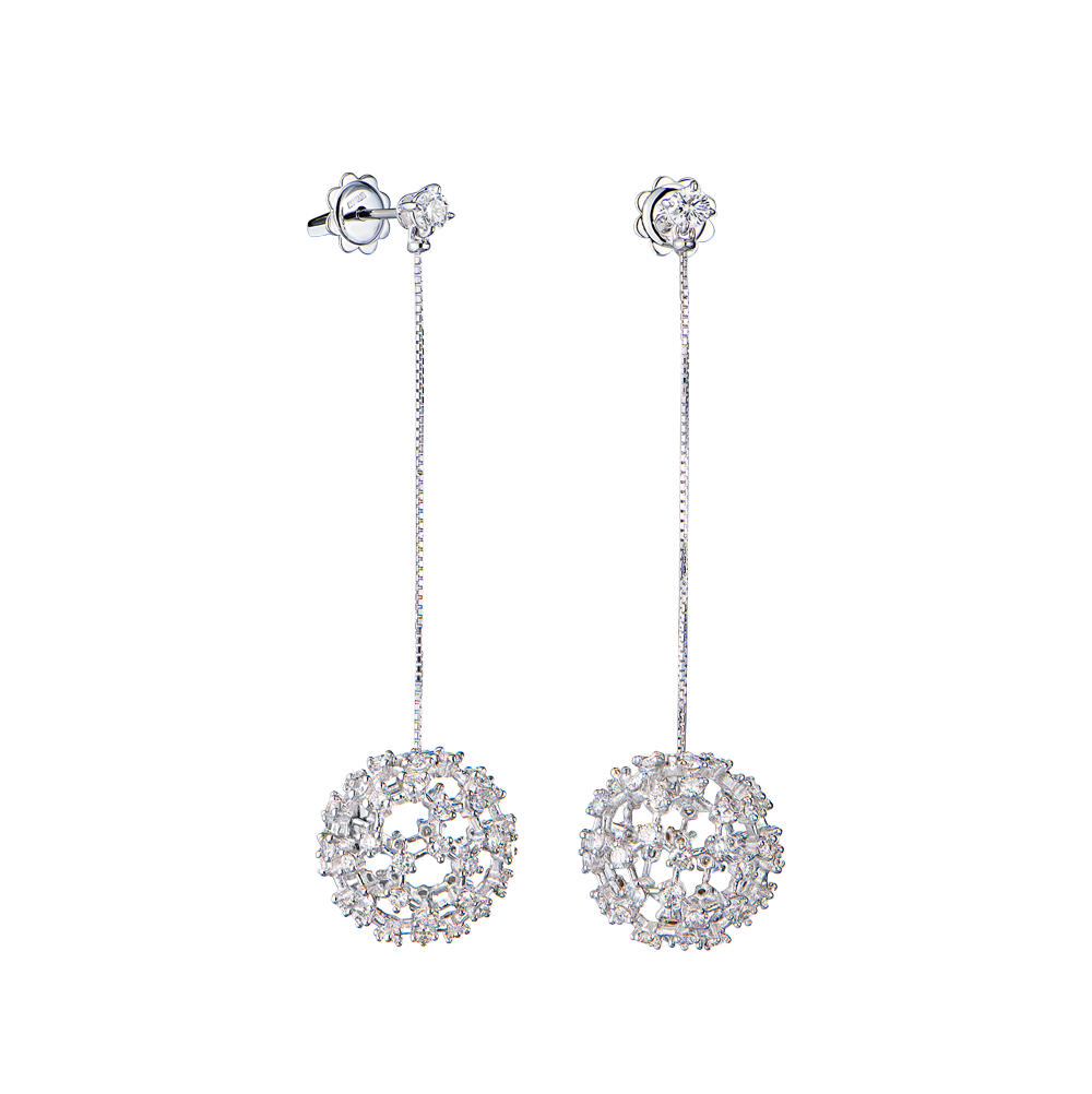 Серьги Damiani Diamonds & White Gold(55520) №2