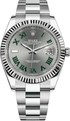 Швейцарские часы Rolex Datejust 41mm Steel and White Gold 126334-0021(15995) №2