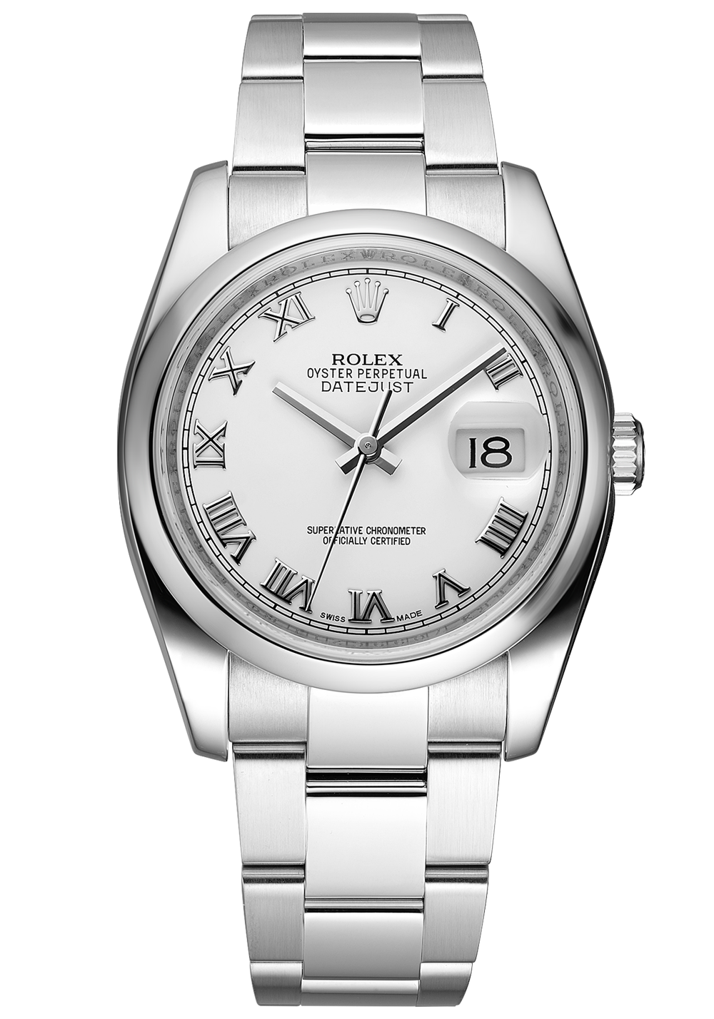 Швейцарские часы Rolex Datejust 36 мм White Dial 116200(12534) №4