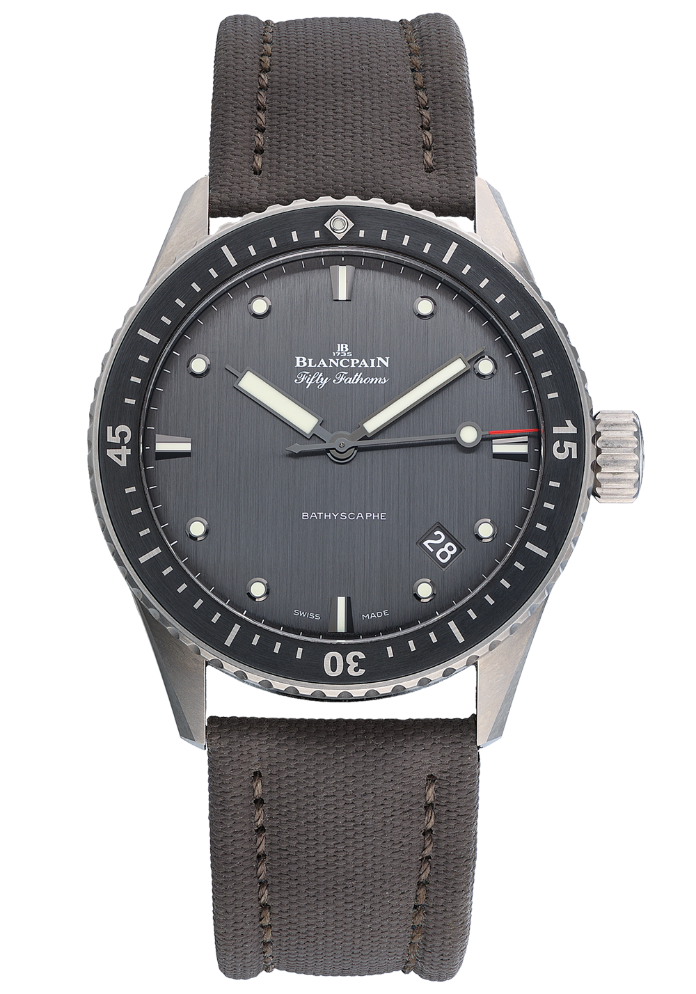 Швейцарские часы Blancpain Fifty Fathoms Bathyscaphe 5000 1210 G52A(15034) №3