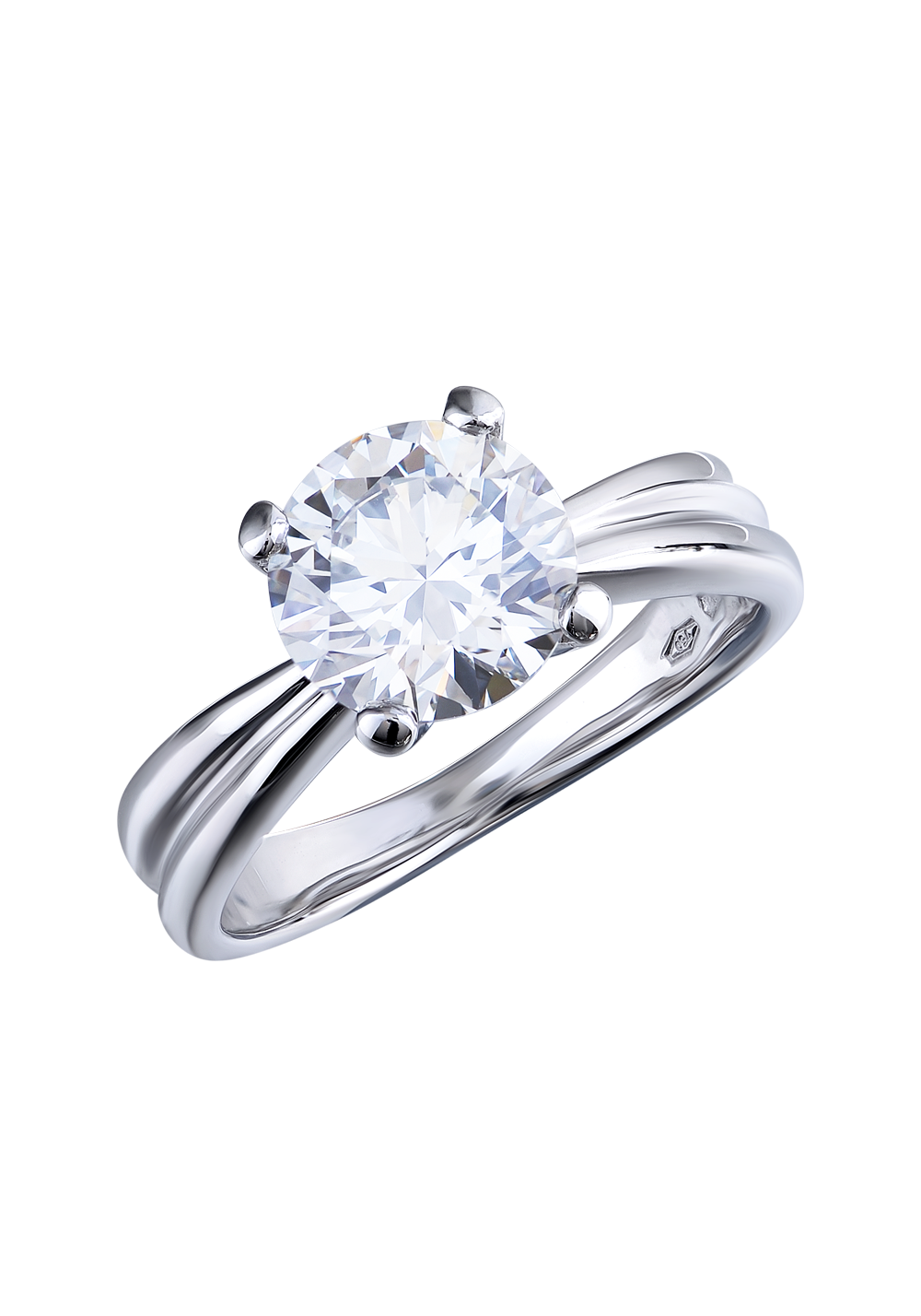 Кольцо Damiani 2,00 ct H/IF Round Diamond Engagement(13049) №3