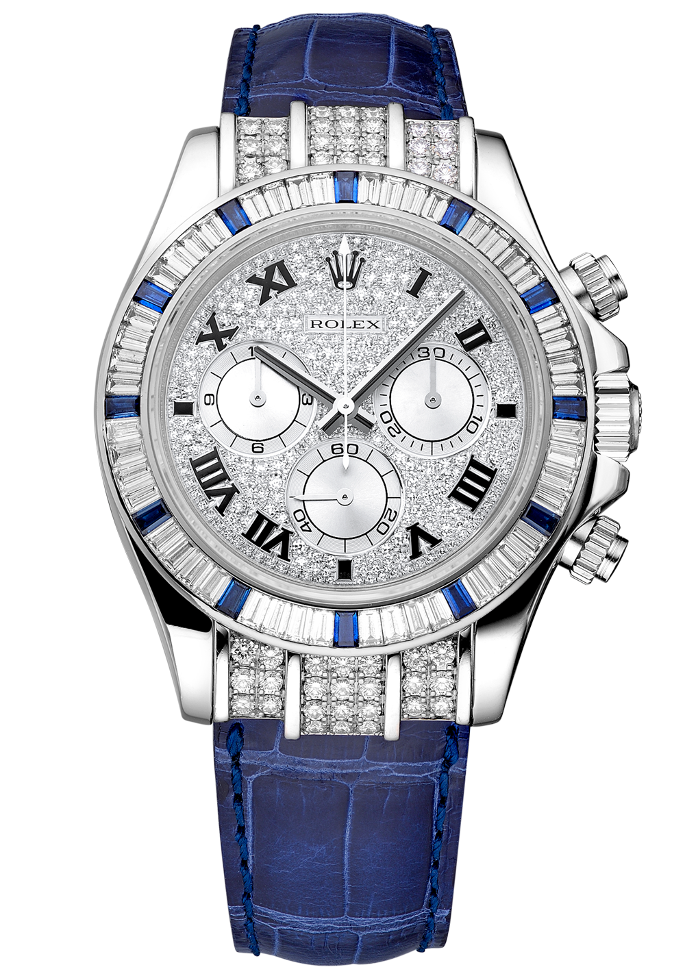 Швейцарские часы Rolex Daytona Factory Blue Roman Diamonds 116599 12SA(14947) №3