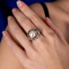 Кольцо Ralfdiamonds White Gold 10.8 mm Pearl & Diamonds & Sapphires & Topaz RDR(14479) №3
