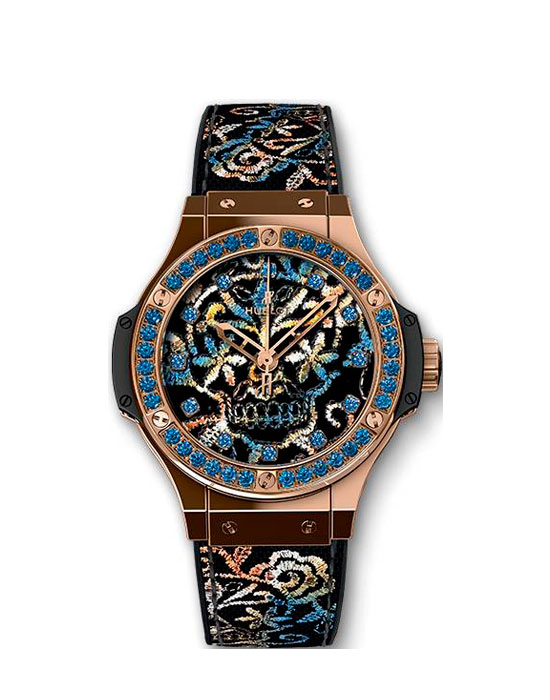 Швейцарские часы Hublot Big Bang Broderie Sugar Skull Gold 41 mm 343.PS.6599.NR.1201(21320) №2