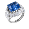 Кольцо GRS Gemresearch Swisslab 11,03 ct Natural Sapphire Blue НЕГРЕТЫЙ(12916) №1