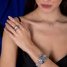 Кольцо Ralfdiamonds White Gold 10.8 mm Pearl & Diamonds & Sapphires & Topaz RDR(14479) №2