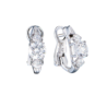Серьги No name 1,00 сt F/VS1 - 1,00 F/VS1 Round Cut Diamonds in White Gold(56192) №1
