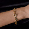 Браслет Cartier C de Yellow Gold & Diamonds(53063) №3