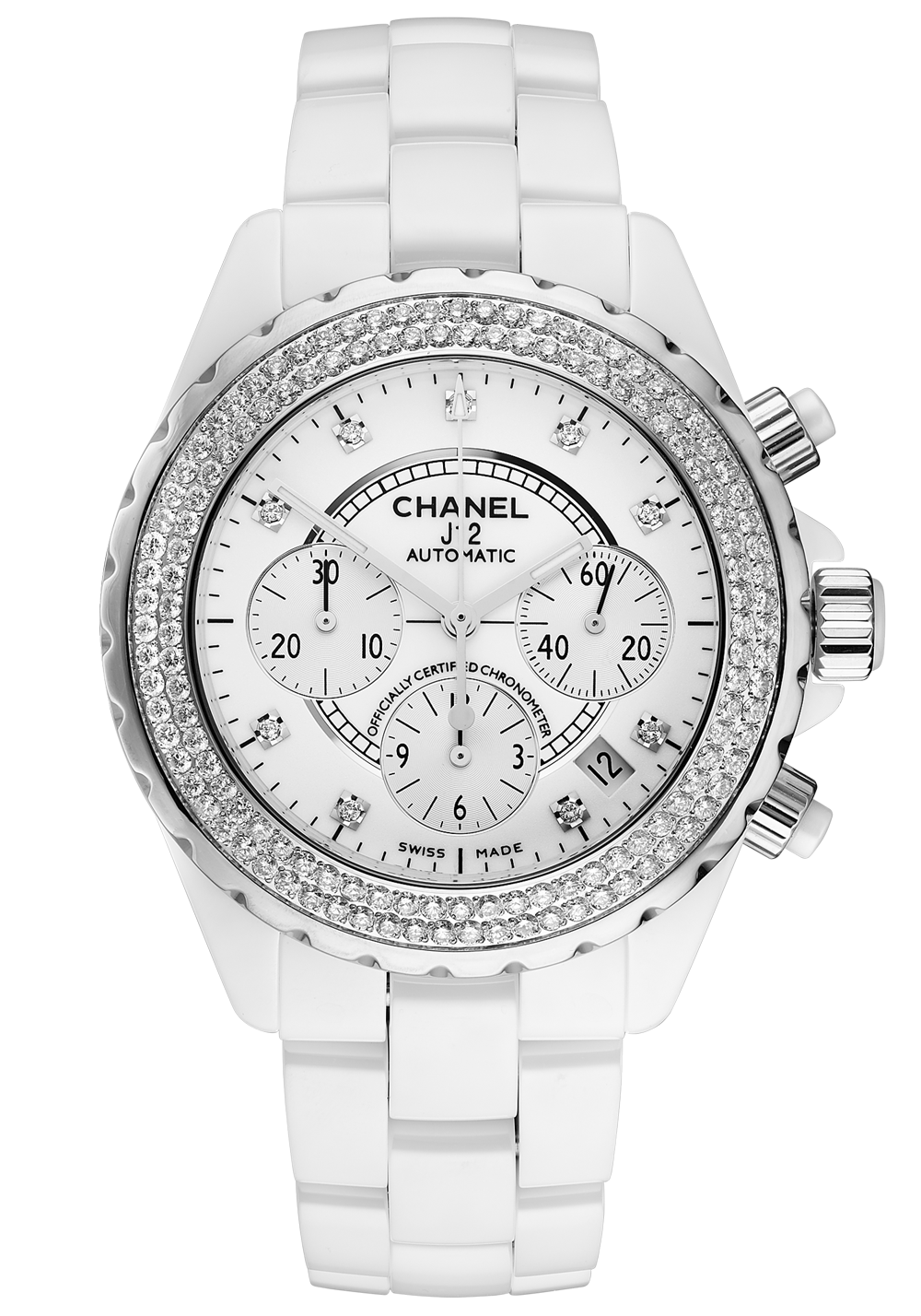 Швейцарские часы Chanel J12 White Ceramic Chronograph 41 mm H1008(14965) №5