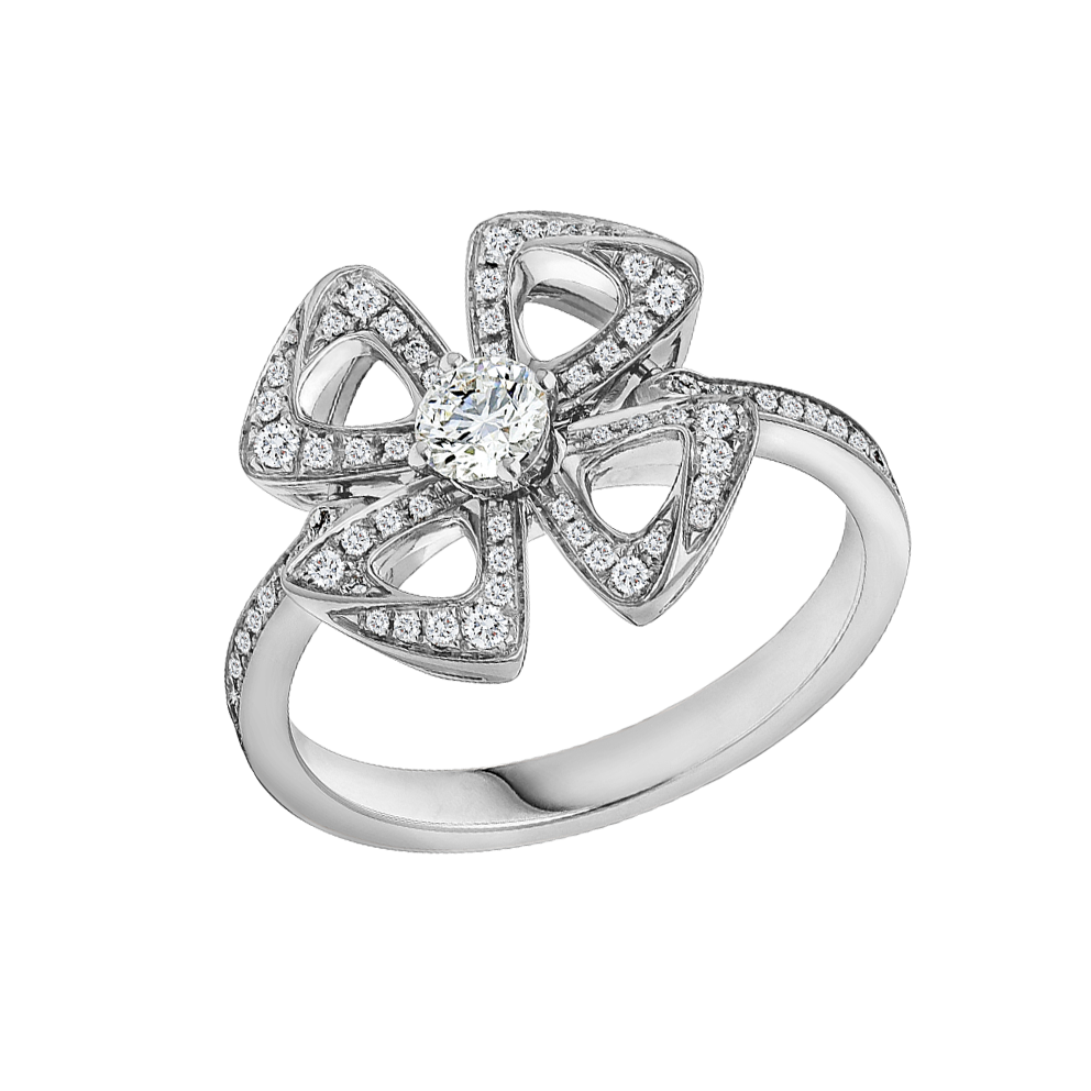 Кольцо Bvlgari Fiorever White Gold & Diamonds (SIZE 50) 354451(56173) №3