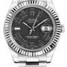 Швейцарские часы Rolex Datejust II Black Roman Dial 116334(19221) №1