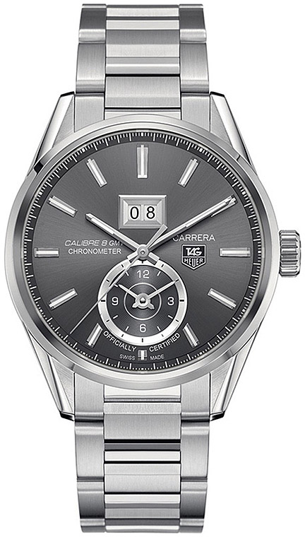 Швейцарские часы Tag Heuer Carrera Calibre 8 GMT WAR5012.BA0723(16304) №4