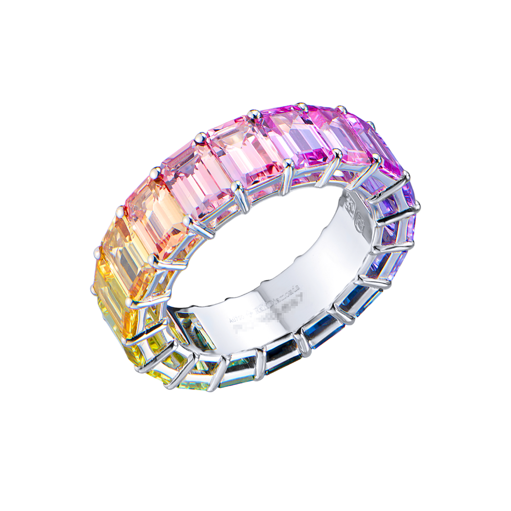 Кольцо Ralfdiamonds 10,37 ct Multicolor Sapphire White Gold RDR(55513) №2