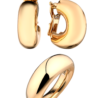 Комплект Chaumet Anneau Yellow Gold Ring & Hoop Yellow Gold Earrings(14696) №1