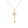 Подвеска Tiffany & Co Key Crown Small Yellow Gold & Diamonds(56175) №1