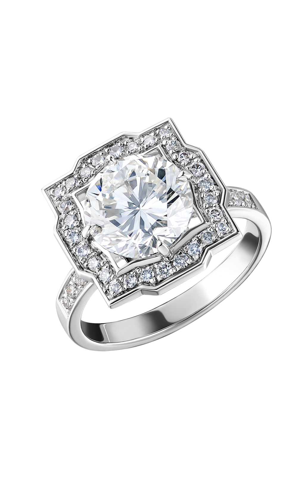 Кольцо Ralfdiamonds White Gold Diamonds 3.04 ct K/SI1 Ring(12765) №4