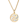 Подвеска Bvlgari Optical Illusion Spinning Yellow Gold & Mother of Pearl(56404) №1