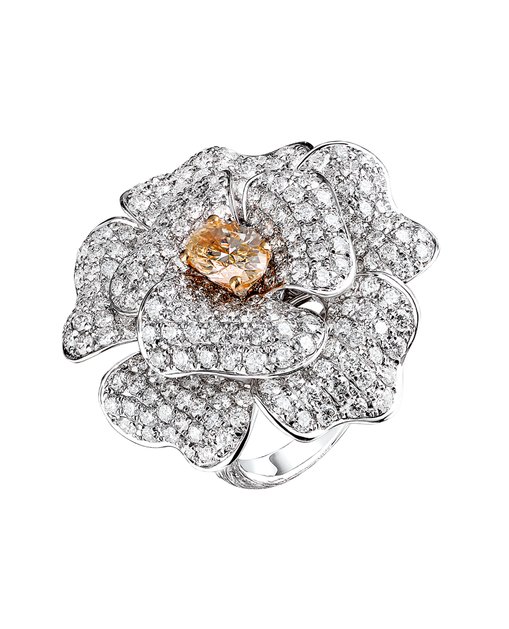 Кольцо Ralfdiamonds Flower 5.82 ct White Gold & Diamonds RDR(13114) №9
