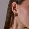 Серьги No name Multigemstone & Yellow Gold(46756) №2