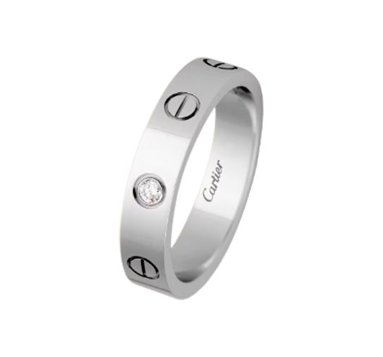 Кольцо Cartier Love Wedding Band 1 Diamond(17272) №4
