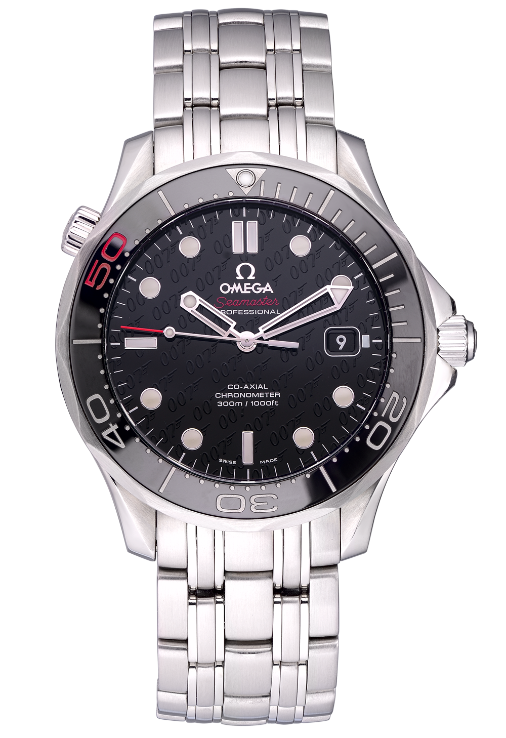 Швейцарские часы Omega Seamaster Diver 300M James Bond 007 50th Anniversary 212.30.41.20.01.005(12734) №4