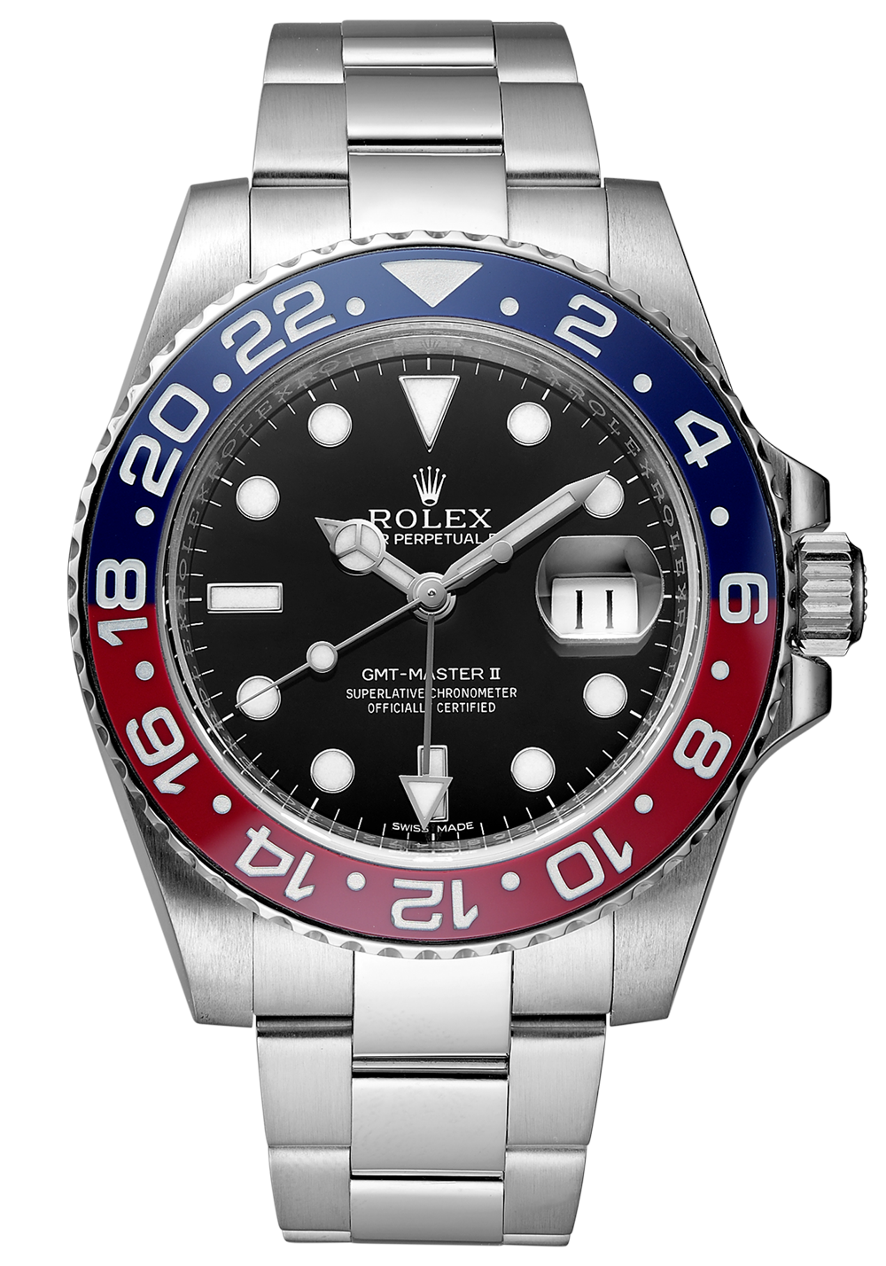 Швейцарские часы Rolex GMT-Master II Pepsi Gold 116719BLRO(13008) №5