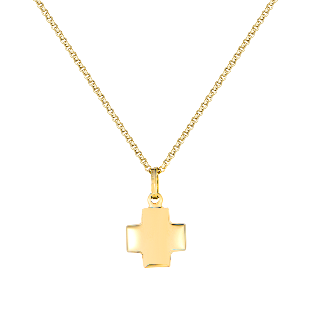 Подвеска No name Square Cross Yellow Gold(56131) №2