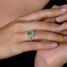 Кольцо GIA 2,01 ct Fancy Light Brownish Greenish Yellow/SI2 & White Multishape Cut Diamonds(48997) №2