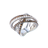 Кольцо No name 2,87 ct White & Brown Round Cut Diamonds & White Gold(55368) №1