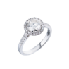 Кольцо Albedo 1.50 ct L/VS2 Round Diamond & White Gold(18798) №1