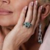 Кольцо Ralfdiamonds Emerald and Diamonds White Gold Ring(12685) №2