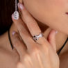 Серьги Bvlgari Parentesi Drop Diamond White Gold Earrings(12483) №4