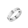 Кольцо Tiffany & Co Tiffany 1837® Ring in White Gold with Diamonds Narrow 60152764(20804) №1