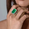 Кольцо No name 9,20 ct Natural Emerald Colombia(22949) №3
