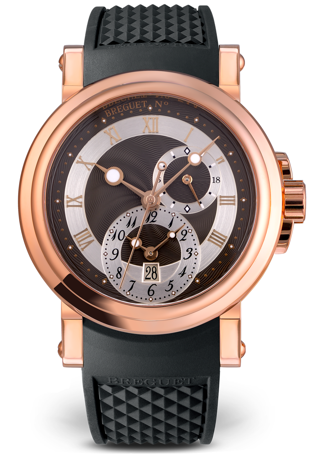 Швейцарские часы Breguet Marine Rose Gold Dual Time GMT 5857BR/Z2/5ZU(16370) №2